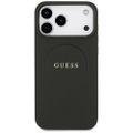 Etui Guess Grained Ring MagSafe do       iPhone 17 Pro Max czarny