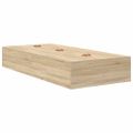 vidaXL Rám postele s úložným prostorem Sonoma dub 80 x 200 cm