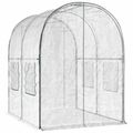 vidaXL Skleník s rámom 160 x 200 x 192,5 cm PVC Priehľadná