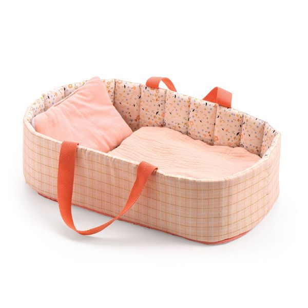 Pomea Prenosná postieľka pre bábiky Pink Lines