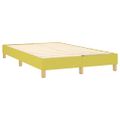 vidaXL Posteľný rám s boxspringom zelená 120x200 cm látka