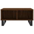 vidaXL Konferenčný stolík hnedý dub 60x60x30 cm kompozitné drevo
