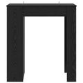 vidaXL Barový stôl 95 x 47 x 103,5 cm Kompozitné drevo Čierny dub