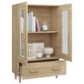 vidaXL Vysoká skrinka dub sonoma 70x31x115 cm spracované drevo