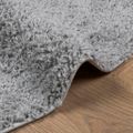 vidaXL Shaggy koberec PAMPLONA, vysoký vlas, moderný, sivý Ø 80 cm
