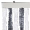 vidaXL Záves proti hmyzu, sivý a biely 100x220 cm, ženilka