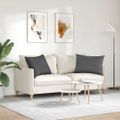 vidaXL Vankúše na pohovku 2 pcs Tmavo šedá 70 x 50 cm