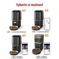 GoSmart dávkovač krmiva Pet Care, 4 l, čierny, Wi-Fi