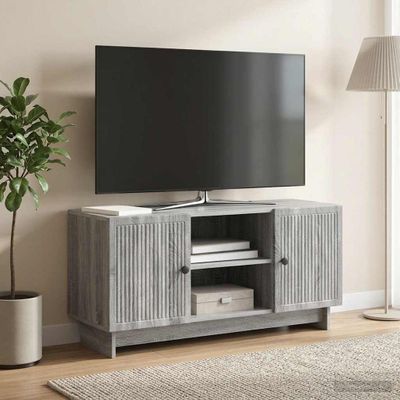 vidaXL TV skrinka 102 x 34,5 x 50 cm Sivý Sonoma Kompozitné drevo
