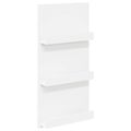 vidaXL Regál na časopisy Biela 51 x 11 x 102 cm Kompozitné drevo