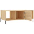 vidaXL Konferenčný stolík dub sonoma 102x50x40 cm kompozitné drevo