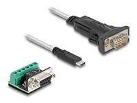 Adaptér USB 2.0 Type-C na 1 x Serial RS-