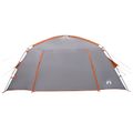 vidaXL Stan chata Šedá a oranžová 400 x 210 x 180 cm Polyester