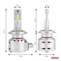 LED žiarovky hlavného svietenia X2 Series H7 AMiO