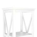 vidaXL Knižnica s 1 zásuvkou biela 40x30x170 cm MDF