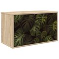 vidaXL Nástenný TV kabinet ELBURG 69 x 33 x 40 cm Dub sonoma