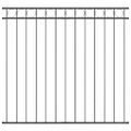 vidaXL Prvok plotu ASSEN 170 x 120 cm Oceľ Sivá