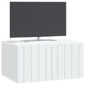 vidaXL Nástenná TV skrinka 59,5 x 41 x 30 cm Biela Kompozitné drevo