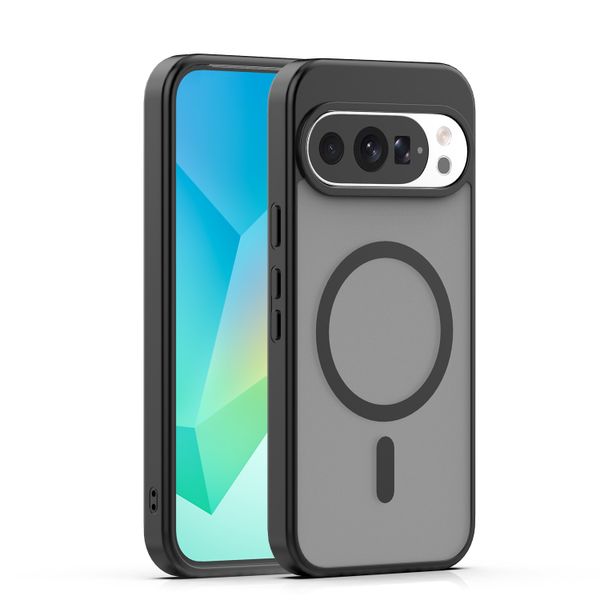 Matné puzdro Mag pre Google Pixel 10 / 10 Pro čierny veľký otvor