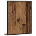 vidaXL Zrkadlo Staré drevo 50 x 12 x 60 cm Sklo a inžinierske drevo