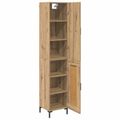 vidaXL Highboard Remeselný dub 34,5 x 34 x 180 cm Kompozitné drevo