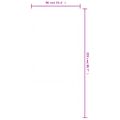 vidaXL Posuvné dvere ESG sklo a hliník 90x205 cm čierne