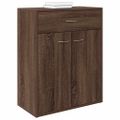 vidaXL Komoda hnedý dub 60x30x75 cm spracované drevo