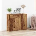 VidaXL Príborník Old Wood 88x30x70 cm Engineered Wood