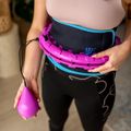 Masážna hula hoop FH01 so závažím fialová