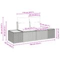 vidaXL Súprava záhradných pohoviek 11 ks 10-Počet miest