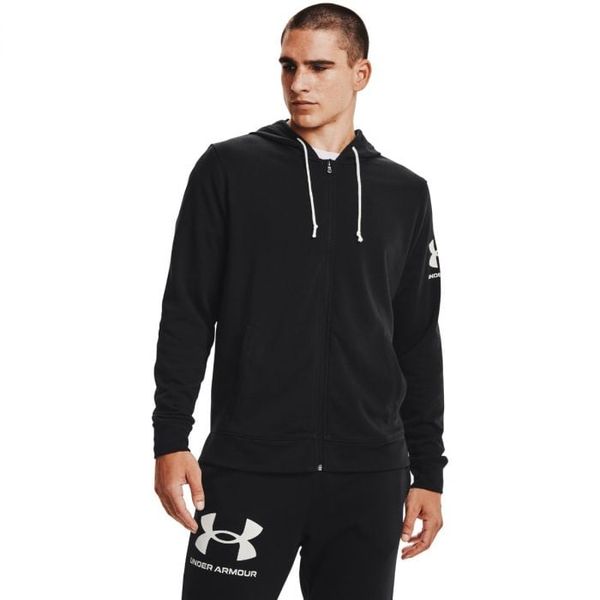 Mikina Rival Terry FZ HD Black - Under Armour, veľkosť M