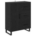vidaXL Highboard 2 ks Čierny dub 69,5 x 34 x 180 cm