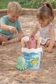 Androni RECYKLÁCIA PASTEL Sada na piesok oceán s kanvičkou - stredná