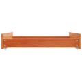 vidaXL Zásuvky pod dennú posteľ 2 ks voskovo hnedé borovicový masív