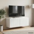 vidaXL Nástenná TV skrinka Biela 78,5 x 31 x 30 cm Kompozitné drevo