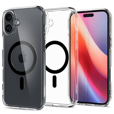 Puzdro Spigen Ultra Hybrid Mag Magsafe pre iPhone 16 6,1" čierne