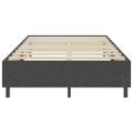vidaXL Rám na boxspring posteľ, sivý, látka 120x200 cm