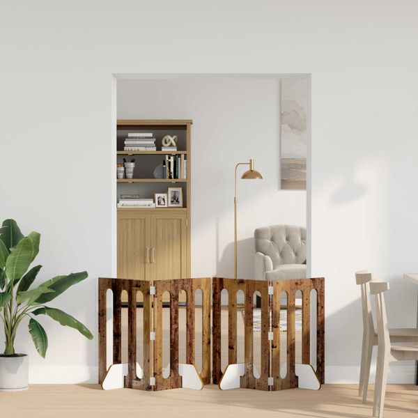 vidaXL Sklápacia bezpečnostná zábrana pre domáce zvieratá 4 pcs