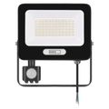 LED reflektor GLARO EMOS ZS2344B s pohybovým senzorom, 50 W, čierny, IP54, 5000 lm, neutrálna biela