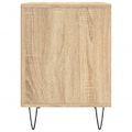 vidaXL Nočné stolíky 2 ks dub sonoma 40x35x50 cm kompozitné drevo