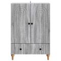vidaXL Servírovacia skriňa Sivá sonoma 66 x 34,5 x 95 cm