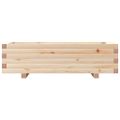 vidaXL Záhradný kvetináč 90x40x26,5 cm masívna borovica
