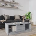 vidaXL Konferenčný stolík sivý dub sonoma 102x50x36cm kompozitné drevo