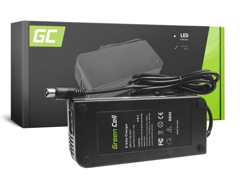 Green Cell ACEBIKE12 nabíjačka pre elektrobicykle 54,6V 4A (RCA)