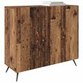 vidaXL Servírovacia skriňa Staré drevo 89,5 x 34 x 80 cm