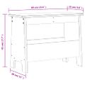 vidaXL Lavička do predsiene 60x28x45 cm masívna borovica