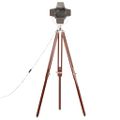 vidaXL Lampa na statíve, mangový masív 180 cm