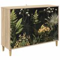 vidaXL Servírovacia skriňa RHENEN Sonoma 102 x 33 x 75 cm