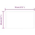 vidaXL LED kúpeľňové zrkadlo 70x40 cm