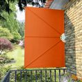 vidaXL Skladacia bočná markíza na terasu, tehlová 240x160 cm